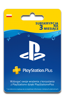 Karta Subskrypcji PlayStation Plus 3 Miesiące