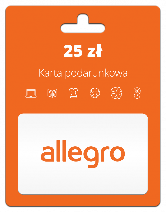 Karta Podarunkowa Allegro 25 Zl Filesshop Sprzedaz Kart Przedplaconych