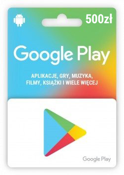 karta google play 500 zł Karta Upominkowa Google Play 500zl Filesshop Sprzedaz Kart Przedplaconych karta google play 500 zł
